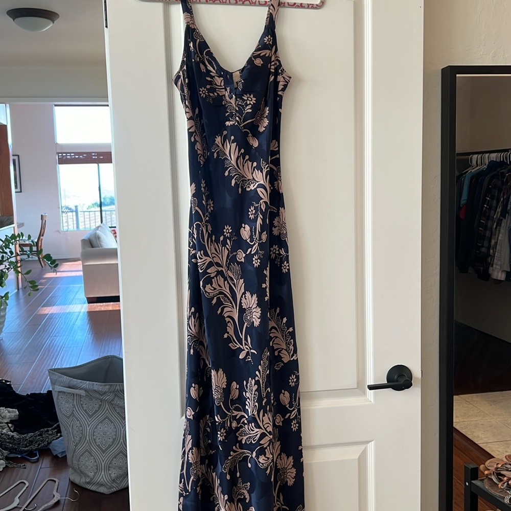 Jcrew collection simple silk dress.